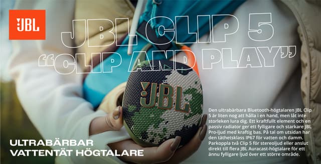 JBL - Portable speaker - Clip and play_SE