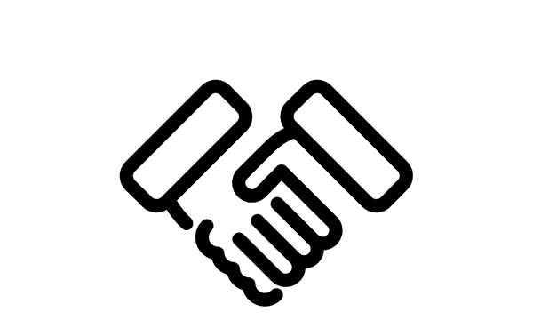 Illustration av handslag