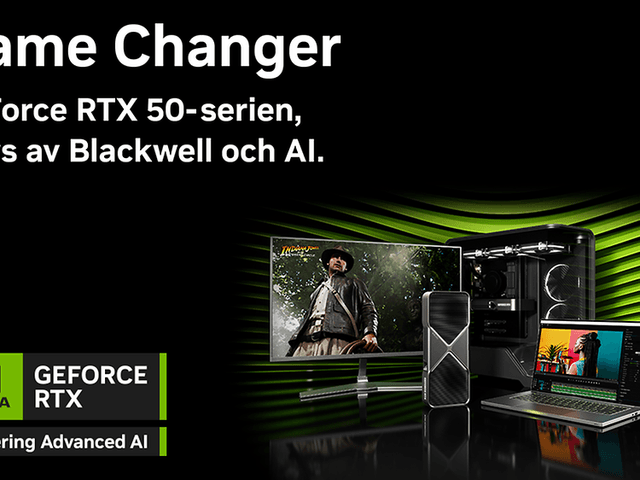 Nvidia RTX GeForce 50 Series - Game Changer banner
